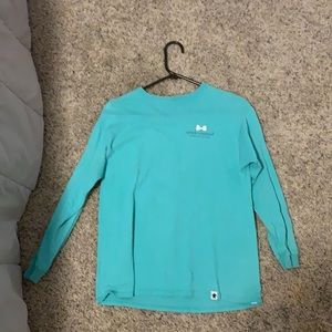 Teal long sleeve simply southern shirt